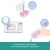 Светящаяся соска-пустышка Philips ultra air night Avent SCF376/01 Светящаяся соска-пустышка Philips ultra air night Avent SCF376/01