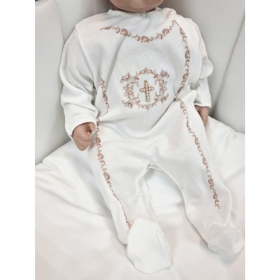 Комбинезон крестильный с принтом Clariss 632v2 2