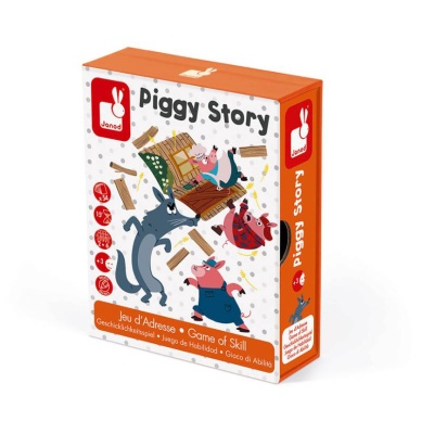 Игра настольная Три поросенка и серый волк Jonod J02702