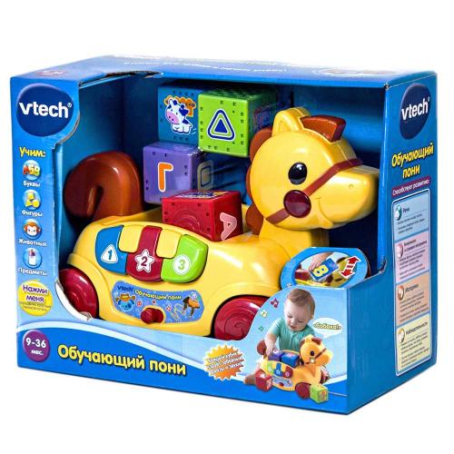 Развивающая игрушка-каталка Обучающий пони Vtech 80-111126 фото 5