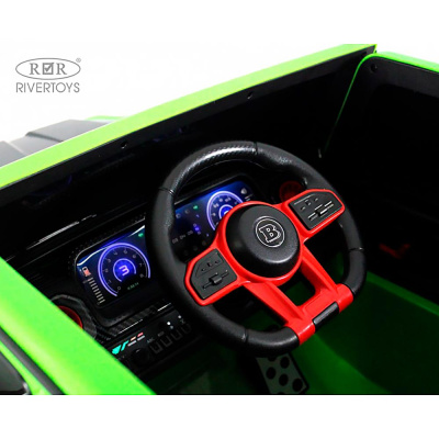 Детский электромобиль RiverToys Z777ZZ зеленый