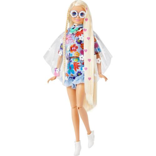 Кукла Barbie Экстра в одежде с цветочным принтом Barbie HDJ45 фото 2
