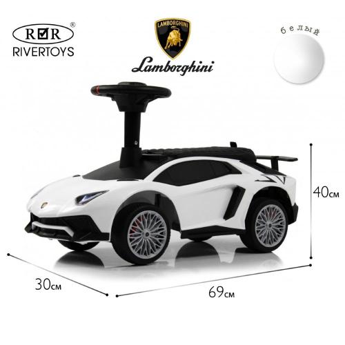 Детский толокар RiverToys M555MM-D белый фото 2