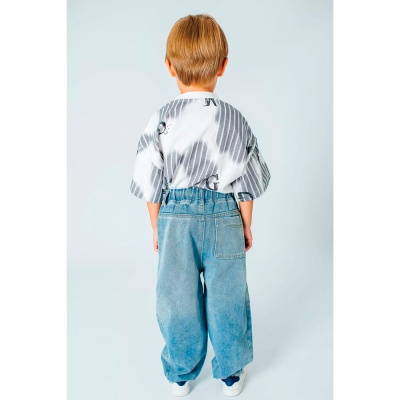 Джинсы для мальчика Deloras DLS 30008 синие 2