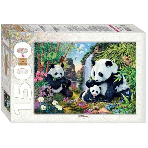 Пазлы 1500 Панды Step puzzle 83075