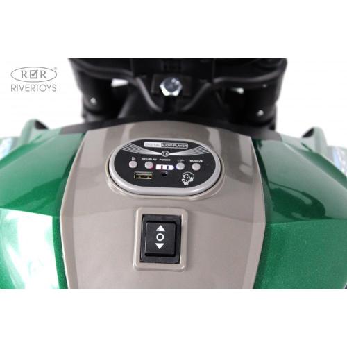 Детский электромотоцикл RiverToys C111MC зелёный фото 11