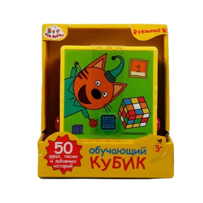 Развивающая игрушка Три Кота Обучающий кубик Умка HT875-R1