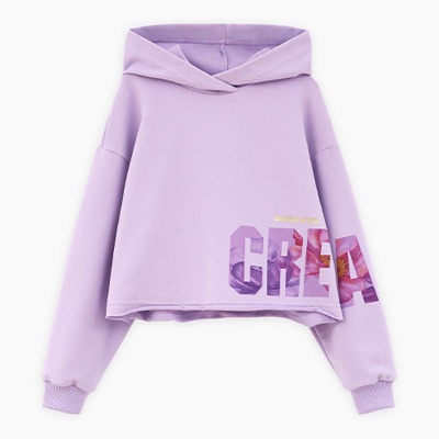 Худи для девочки Bellbimbo М.250081 лиловый 2