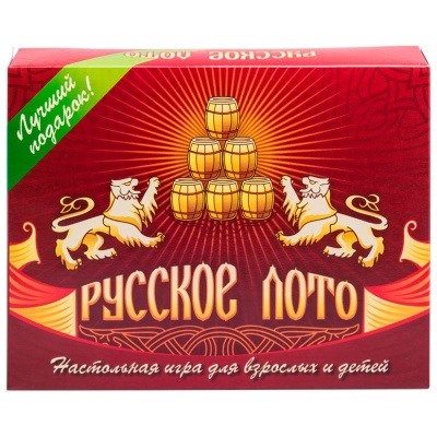 Игра Русское лото бочонки из древопласта Наша игрушка 03-020