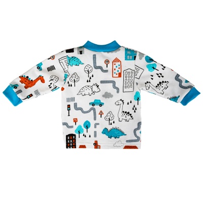 Кофточка Дино Чуди Кидс 102423 белый 02