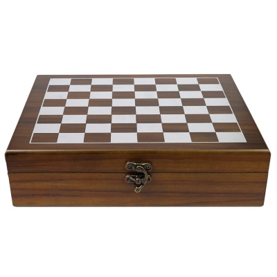 Комплект игр шахматы и русское лото в деревянном футляре Miland ИН-6460