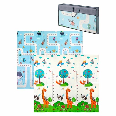 Коврик детский складной двухсторонний водонепроницаемый Рыжий кот КВ-8731 5