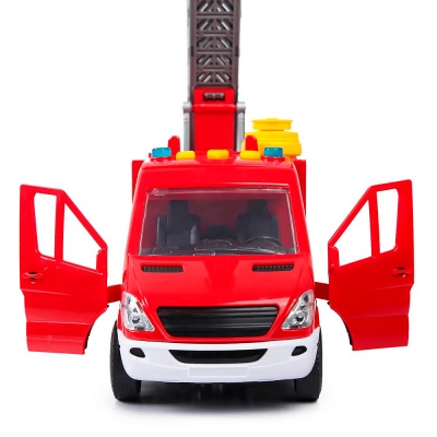 Машинка инерционная Пожарная свет звук Veld Co 666-68P 4