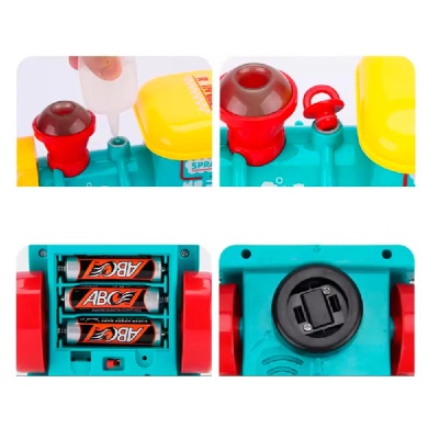 Паровозик на батарейках свет пар Наша игрушка 2129451