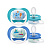 Пустышка ultra air Lime Be happy/Кораблик 6-18 мес Avent SCF080/15