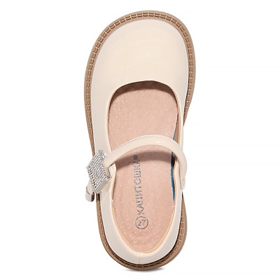 Туфли для девочки Капитошка C20942 бежевые 4