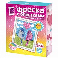 Набор для творчества Фреска с блестками Первое свидание Фантазер 407089