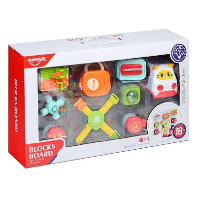 Развивающая игрушка Бизиборд Умный малыш Huanger HE8082