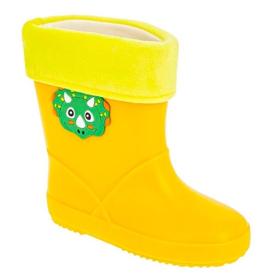 Сапоги резиновые для мальчика и девочки Kenka EWR_60309_yellow 1