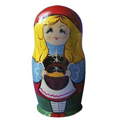 Матрёшка 5 в 1 Сказка Красная Шапочка RNToys Д-519 2