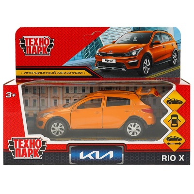 Металлическая машинка Kia Rio X Технопарк XLINE-12-OG 02