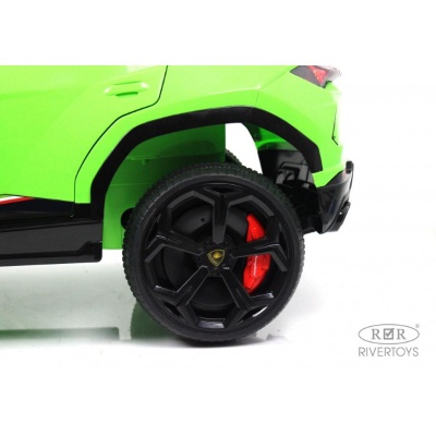 Детский электромобиль Lamborghini Urus RiverToys E777EE зелёный