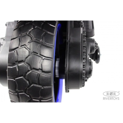 Детский электромотоцикл RiverToys М009БХ синий