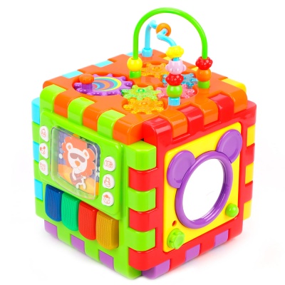 Развивающий игровой центр-конструктор Мегакуб Жирафики 939619