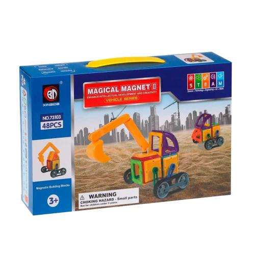 Магнитный конструктор Magical Magnet 46 деталей Наша Игрушка 200509090 фото 4