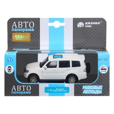 Коллекционная машинка Mitsubishi Pajero 4WD Turbo Автопанорама JB1251430