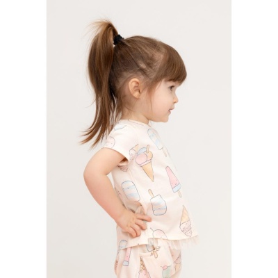 Футболка Мороженое Crockid КР 302322 светлый жемчуг 03