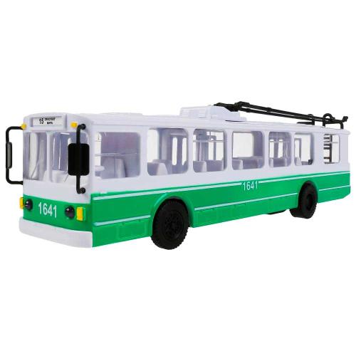 Инерционная машинка Троллейбус Технопарк SB-14-02-GN-OB фото 4