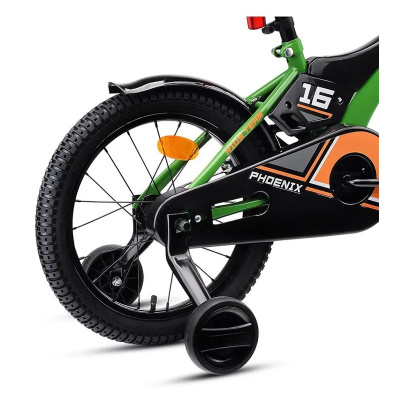 Велосипед двухколёсный 16 Rocket Phoenix 16.PHOENIX.GN.25 зелёный 03