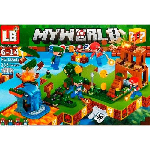 Конструктор Minecraft My World Супер Марио 335 деталей LB632