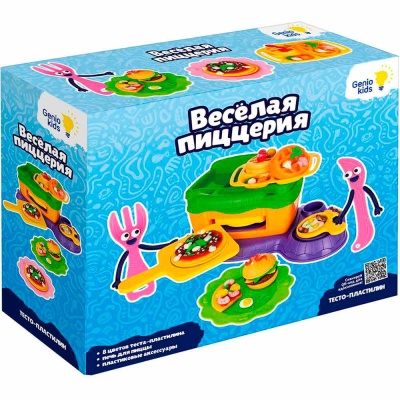 Набор для лепки Тесто пластилин Веселая пиццерия Genio Kids TA2103 4