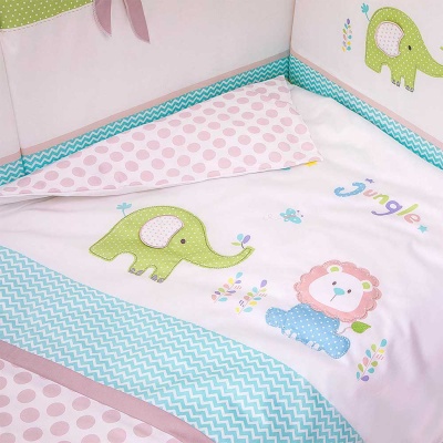 Комплект постельного белья для детей Джунгли 3 предмета Perina ДЖ3-01.1 02
