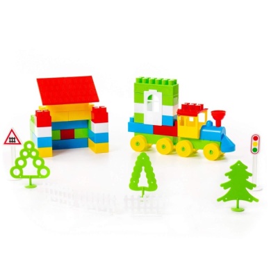 Конструктор Строитель 129 деталей Полесье 36117 02