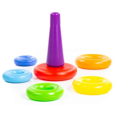 Развивающая игрушка Пирамидка Колечко Полесье 59260 04