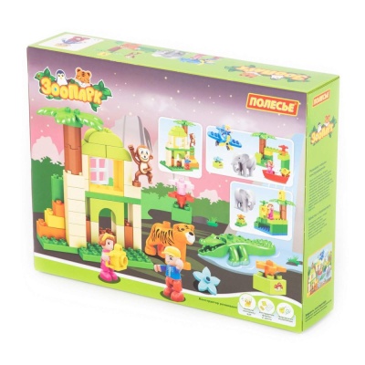 Конструктор Макси Зоопарк 98 деталей Полесье 77738 05