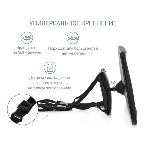 Зеркало для контроля за ребенком в авто Roxy Kids RMI-002 фото 5