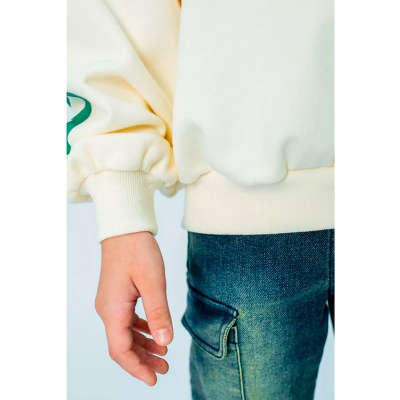 Свитшот для девочки Colabear 687041 молочный 5