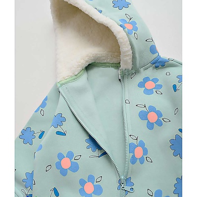 Толстовка утеплённая для девочки Tuffy 2304 мятная 4