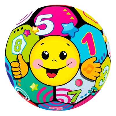 Музыкальный Супербол черный Азбукварик