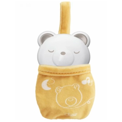 Игрушка погремушка интерактивная ночник Мишка 2 в 1 Chicco 00011818000000