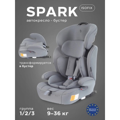 Автокресло Rant Basic Spark Next Isofix ZY12 Grey 02