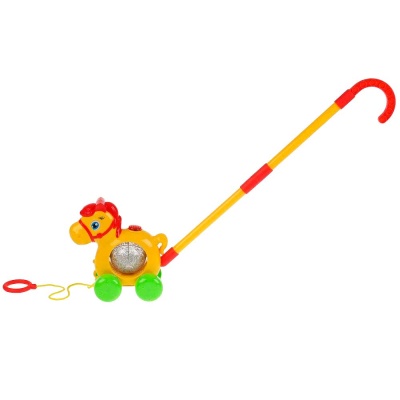 Музыкальная каталка Лошадка Умка HT858-R