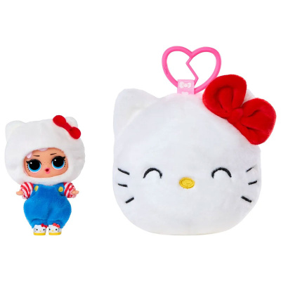 Двусторонняя плюшевая игрушка с куклой ЛОЛ Сюрпрайз Hello Kitty & Friends MGA 70777 2
