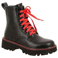 Ботинки демисезонные Kenka TQO_25-376_black-red