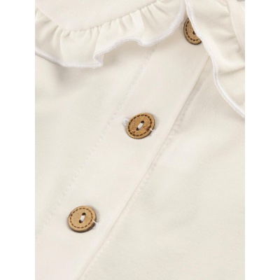 Блузка с воротником Mimilav молочный 03