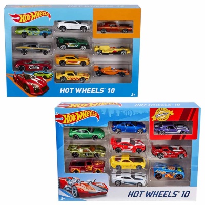 Подарочный набор из 10 машинок Hot Wheels 54886